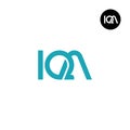 IQA Logo Letter Monogram Design Royalty Free Stock Photo