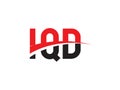 IQD Letter Initial Logo Design Vector Illustration Royalty Free Stock Photo