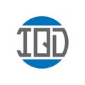 IQD letter logo design on white background. IQD creative initials circle logo concept. IQD letter design Royalty Free Stock Photo