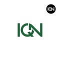 IQN Logo Letter Monogram Design Royalty Free Stock Photo