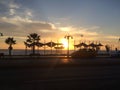 Iquique sunset Royalty Free Stock Photo