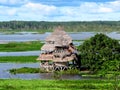 Iquitos, Amazon river, Peru - 13 May 2011: The view on amazon river in Iquitos, Peru Royalty Free Stock Photo