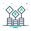 Mix icon for Ira, advantages and benefit