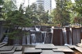 Ira Keller fountain in Portland, Oregon Royalty Free Stock Photo