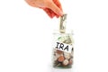 IRA savings Royalty Free Stock Photo
