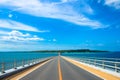 Irabu bridge Miyako Island in Okinawa