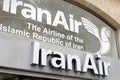 Iran Air logo on Iran Air store