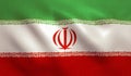 Iran Flag Royalty Free Stock Photo