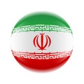Iran flag icon in the
