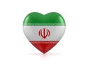 Iran heart flag