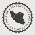 Iran, Islamic Republic Of hipster round rubber.