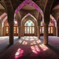 iran Nasir al-Mulk Mosque pink interior