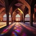 iran Nasir al-Mulk Mosque pink interior