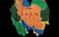 Iran In Our Hands Royalty Free Stock Photo