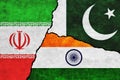 Iran, Pakistan and India