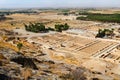 Iran. Persia. Ruins of Persepolis. Ancient Achaemenid kingdom. View from above. Royalty Free Stock Photo