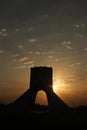 Iran, Tehran, Azadi tower, centre of Tehran Royalty Free Stock Photo