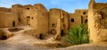 Iranian pise-walled village Royalty Free Stock Photo