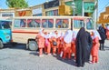 Iranian school children, Yazd, Iran