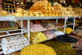 Iranian sweets in a shop, Iran.