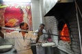Iranian Traditional Bakery - making and selling fresh bread
