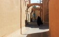 Iranian women on the old yazd street