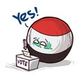 Iraq country voting yes voting yes