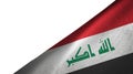 Iraq flag right side with blank copy space