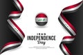 Iraq Independence Day Banner Design Royalty Free Stock Photo