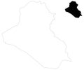 Iraq map - Republic of Iraq, is a country in Western Asia