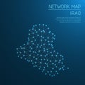 Iraq network map.