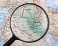 Iraq under magnifier