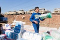 Iraqi Child Selling Tissues an Iraqi Street