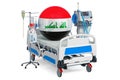 Iraqi Healthcare, ICU in Iraq. 3D rendering