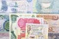Iraqi money a business background Royalty Free Stock Photo