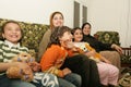 An Iraqi refugee family at home, Cario Royalty Free Stock Photo