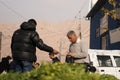 Iraqi Vegetables and Leafs Seller