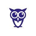 owl logo wise bird logo owl symbol logo for education a14