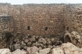 Remains of the courtyard in Ajloun Castle, also known as Qalat ar-Rabad, is a 12th-century Muslim castle situated in northwestern