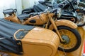 Famous Soviet motorcycle IMZ Irbit Motorcycle factory Royalty Free Stock Photo