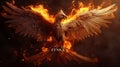 ird Phoenix made by fire texto \