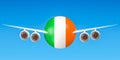 Ireland airlines and flying& x27;s concept. 3D rendering