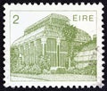 IRELAND - CIRCA 1983: A stamp printed in Ireland shows Central Pavilion, Dublin Botanic Gardens.