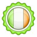 Ireland emblem icon, cartoon style