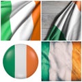 Ireland flag composition