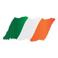 Ireland Flag Vector Design illustration Image