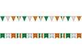 Ireland garland with flags.