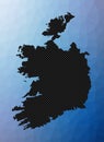 Ireland geometric map.