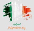 Ireland Independence day holiday background