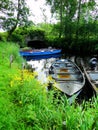 ireland , boat in killarney national park -barche irlanda parco nazionale